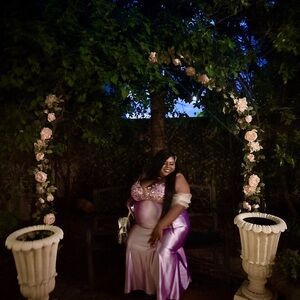 Plus size lavender prom dress!!